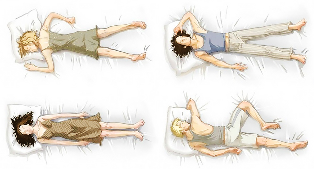 Ko gulēšanas poza var pastāstīt par jūsu raksturu