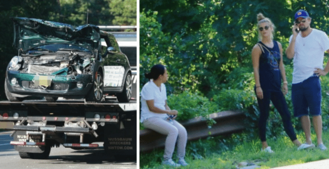 Skaties ko Leonardo Di Kaprio izdarīja, kad imigranti sasita viņa automašīnu