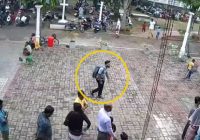 Ak Dievs! Pirmo reizi ticis publicēts video ar Šrilankas teroristu, kur redzams, kā viņš ieiet baznīcā un….