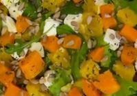 Spilgta rudens garša: recepte salātiem ar ķirbi un apelsīnu