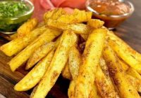 Kartupeļi frī cepeškrāsnī: ļoti garšīga un apetīti rosinoša ēdiena recepte